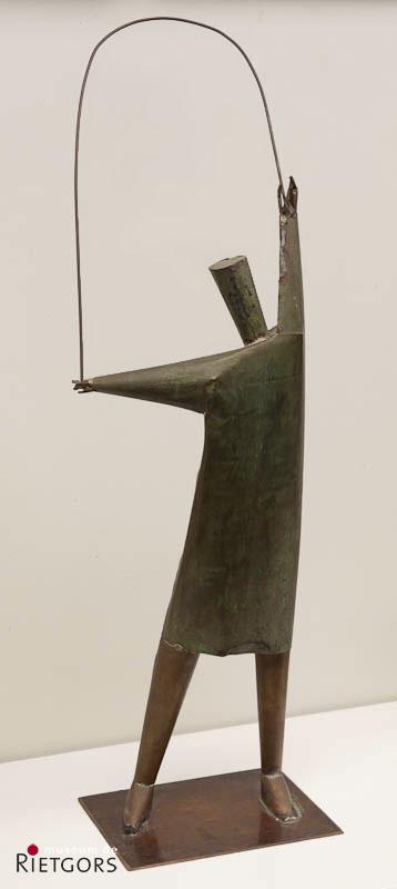 C. van Gulik (1938) - Vrouw die touwtje springt.