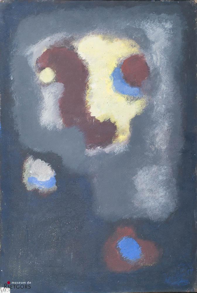 B. de Bruin - Abstracte compositie. 1955.