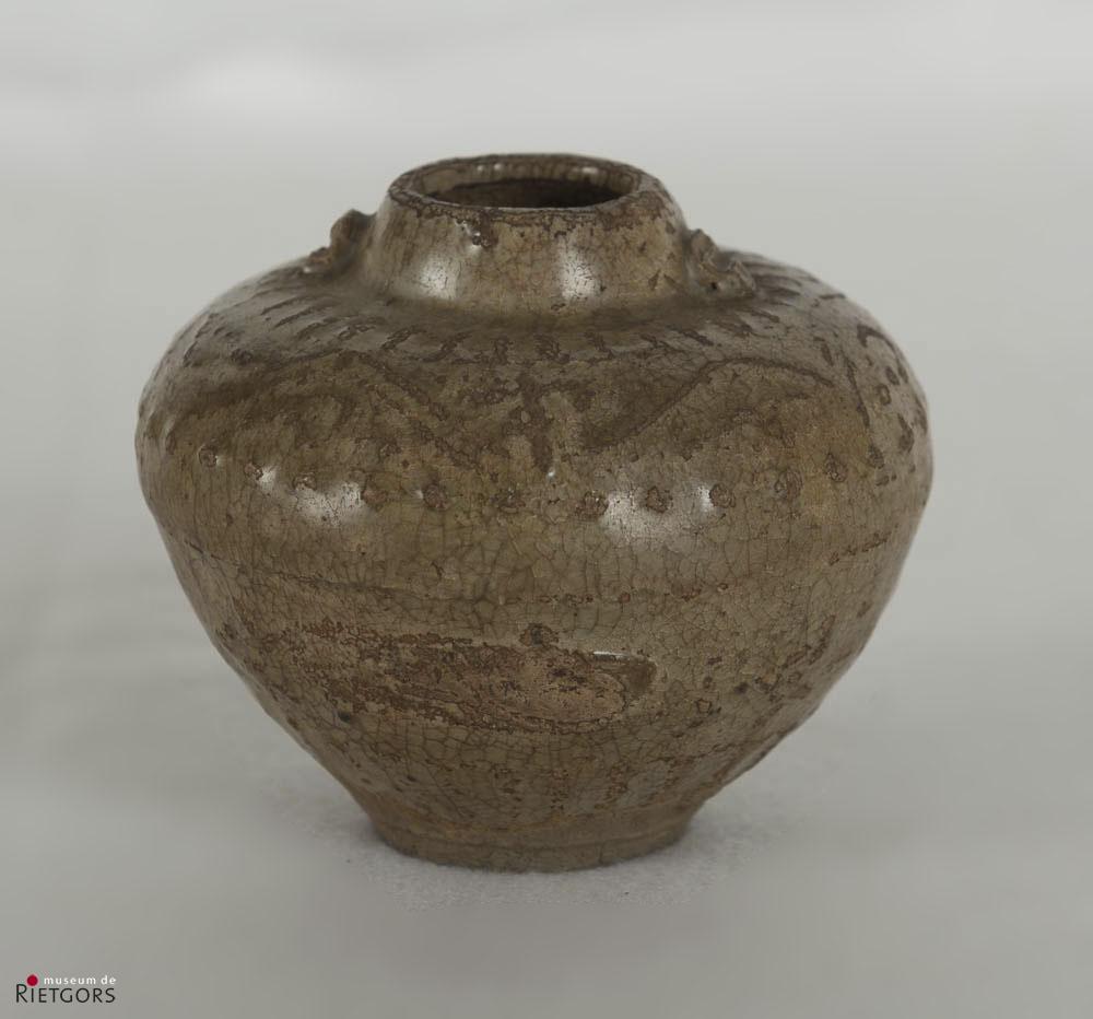 China, Celadon - Een Orenpotje. 16e eeuw.